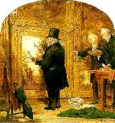 William Parrott turner on varnishing day at the royal Spain oil painting artist